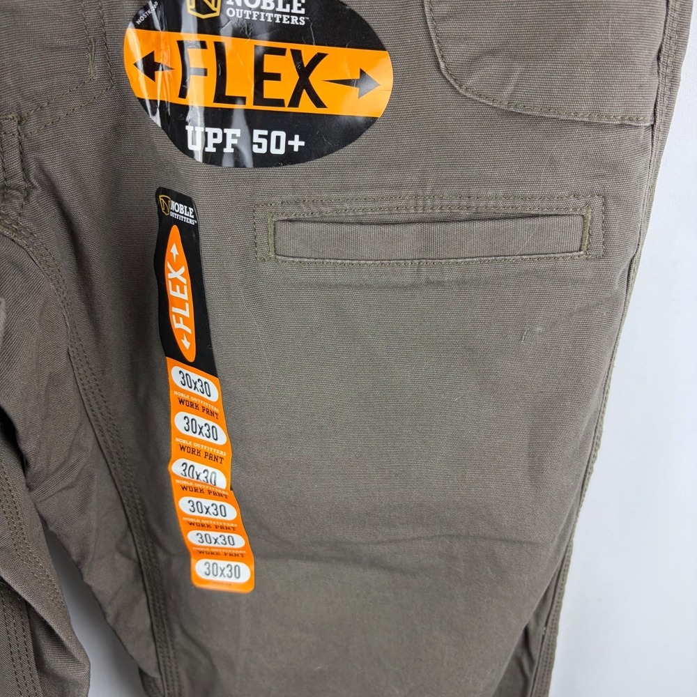 Noble Outfitters Men's Flex Canvas Work Pants Tundra 30x30 Gorpcore Utility - Picture 9 of 16